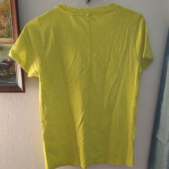NWT JCrew girlfriend tee in yellow - Picture 3 of 3